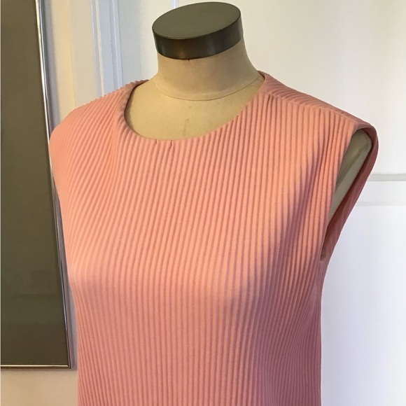 Vintage 60s Pink Drop Waist Mod Beaded Cocktail Dress - Picture 4 of 8